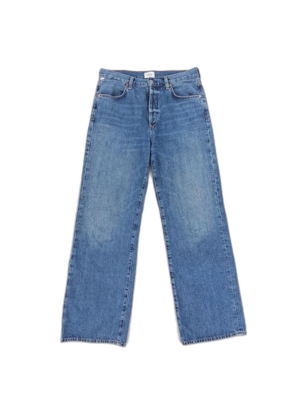 Citizens of Humabity  Wide-Leg Women’s Jeans in Medium Blue